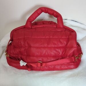 Red Quilted Women's Bag